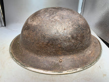 Load image into Gallery viewer, Original WW2 British Army Mk2 Army Combat Helmet - The Militaria Shop