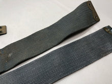 Load image into Gallery viewer, Original WW2 British Royal Air Force Blue 37 Pattern L Strap Set - The Militaria Shop