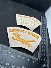 Charger l'image dans la galerie, South Stafford Regiment RAF British Army Shoulder Titles - WW2 Onwards Pattern - The Militaria Shop