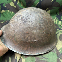 Load image into Gallery viewer, Original WW2 British / Canadian Army Mk3 Turtle Helmet - The Militaria Shop
