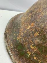Load image into Gallery viewer, Geunine British / Canadian Army Mk3 WW2 Combat Helmet - Uncleaned Original - The Militaria Shop