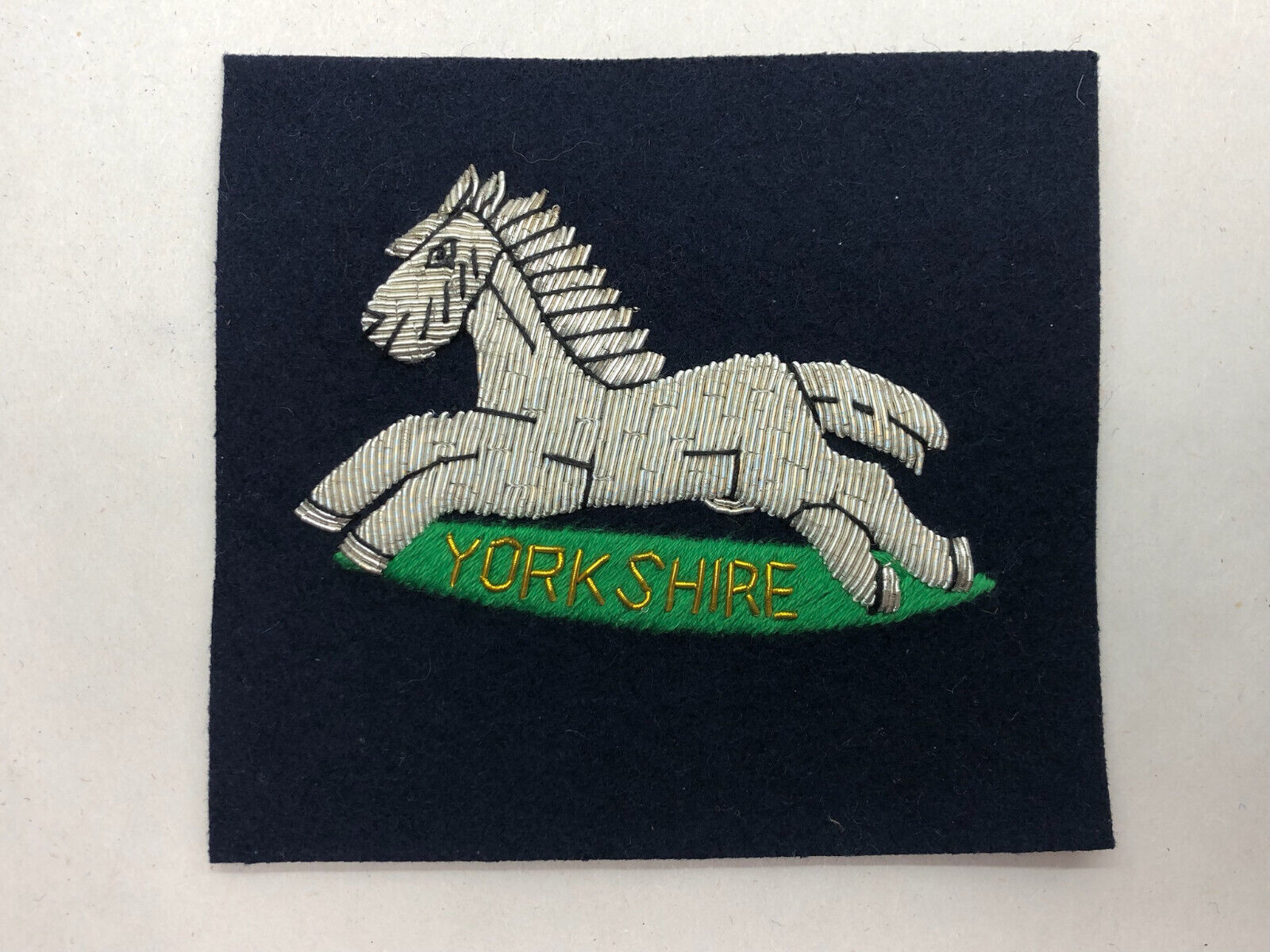 British Army Bullion Embroidered Blazer Badge - Yorkshire Regiment - The Militaria Shop