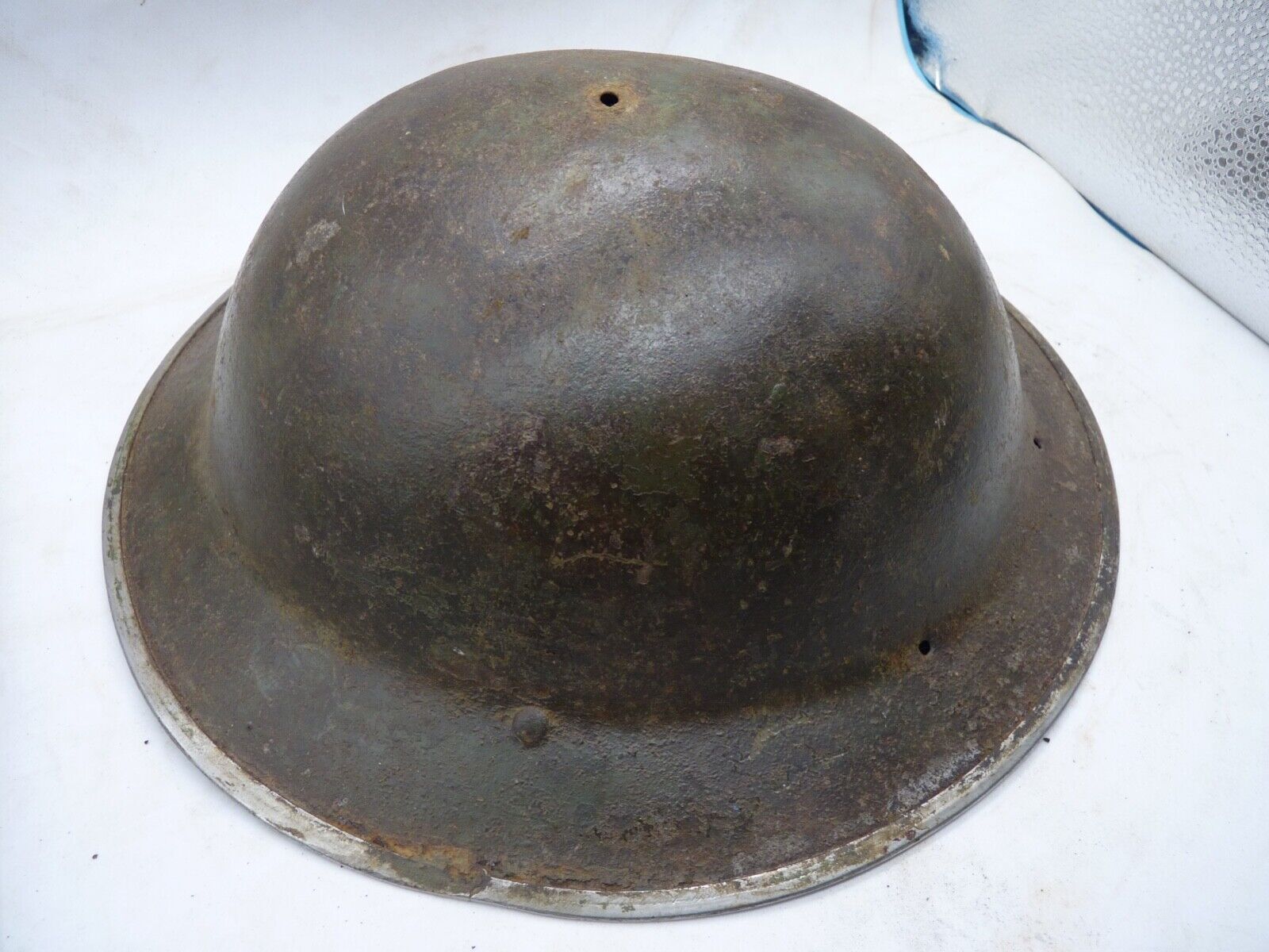 Original WW2 British Style South African Mk2 Army Combat Helmet - The Militaria Shop
