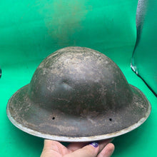 Load image into Gallery viewer, Original WW2 South African Army Mk2 Brodie Helmet - British Style Combat Helmet - The Militaria Shop