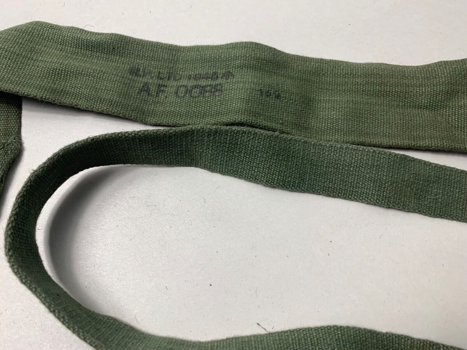 Original WW2 British Army 44 Pattern Shoulder / Equipment Strap - 1945 Dated - The Militaria Shop