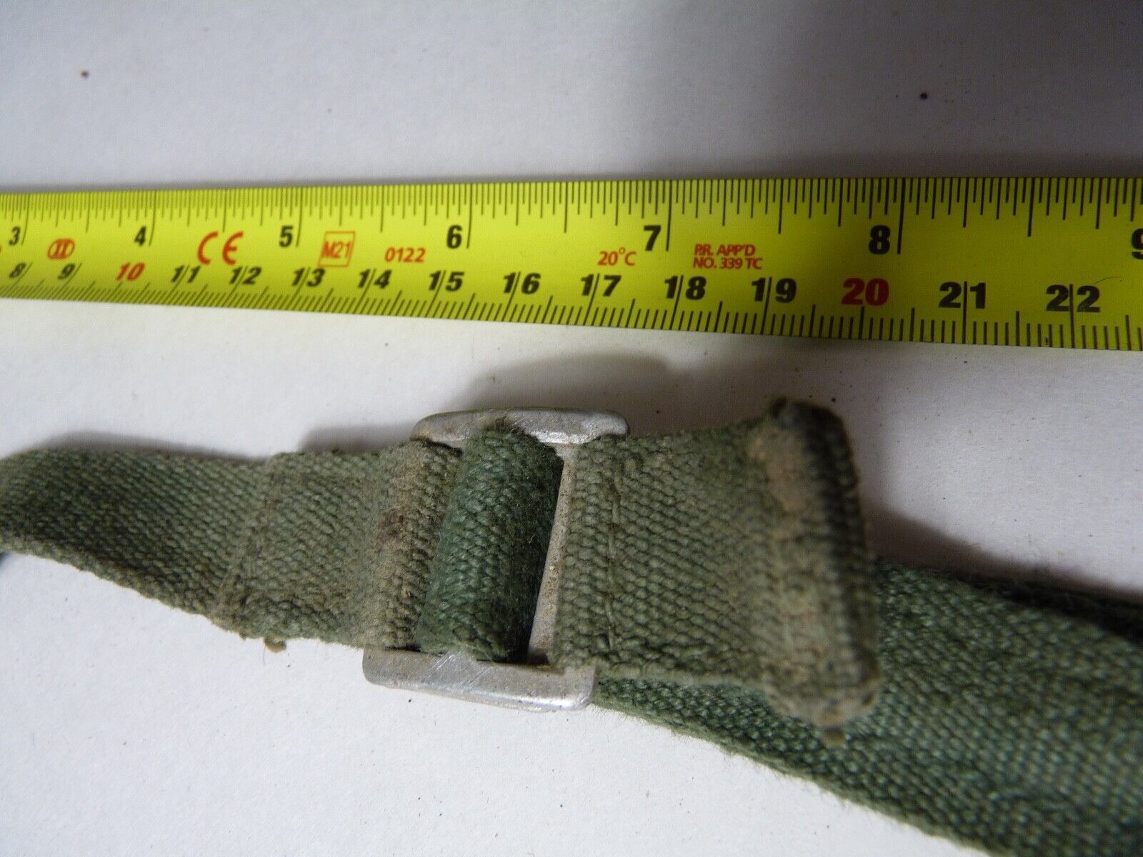 Original WW2 British Army 44 Pattern Shoulder Cross Straps Set - 1945 Dated - The Militaria Shop