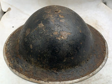 Load image into Gallery viewer, Original WW2 Combat Helmet - British / South African Army Mk2 Brodie Helmet - The Militaria Shop