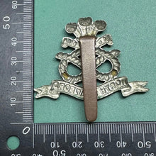 Load image into Gallery viewer, Original WW2 British Army North Stafford Regiment Cap Badge - The Militaria Shop