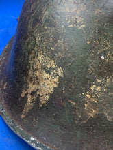 Load image into Gallery viewer, Original WW2 British Army / Canadian Army Mk3 Turtle Combat Helmet - The Militaria Shop