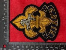 Load image into Gallery viewer, British Army Bullion Embroidered Blazer Badge - King's Regiment - The Militaria Shop