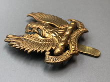 Load image into Gallery viewer, Original WW1 British Army Cap Badge - Ayrshire Yeomanry Earl of Carrick's O - The Militaria Shop