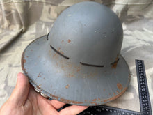 Load image into Gallery viewer, Original WW2 British Home Front Civil Defence Civillian Zuckerman Helmet - The Militaria Shop