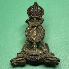 Load image into Gallery viewer, Original WW2 British Army Labour Corps Economy Plastic Cap Badge - The Militaria Shop