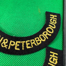 Load image into Gallery viewer, Original WW2 British Home Front Civil Defence Huntingdon & Peter Shoulder Ti - The Militaria Shop