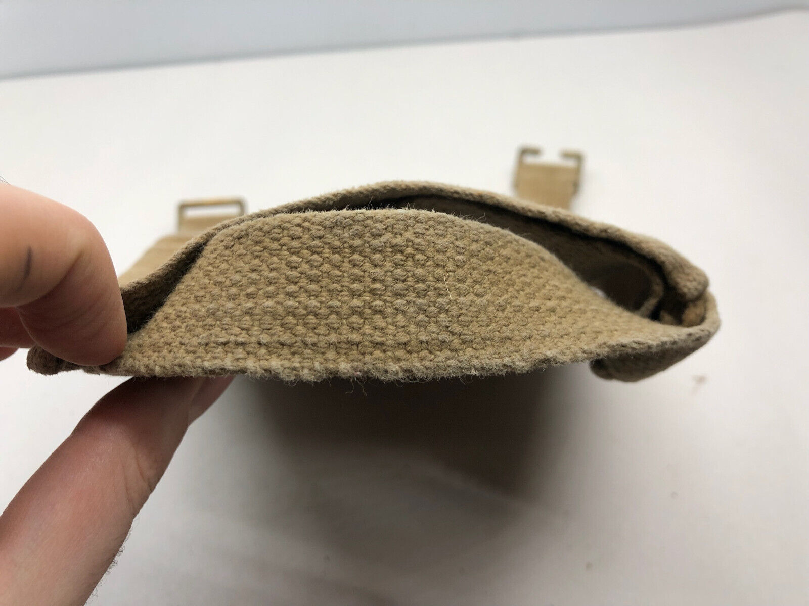 WW2 British Army 37 Pattern Webbing Water Bottle Carrier Harness - 1943 Dated - The Militaria Shop