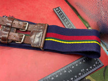 Charger l'image dans la galerie, Genuine British Army Royal Marines Regimental Stable Belt. 32" Waist. - The Militaria Shop