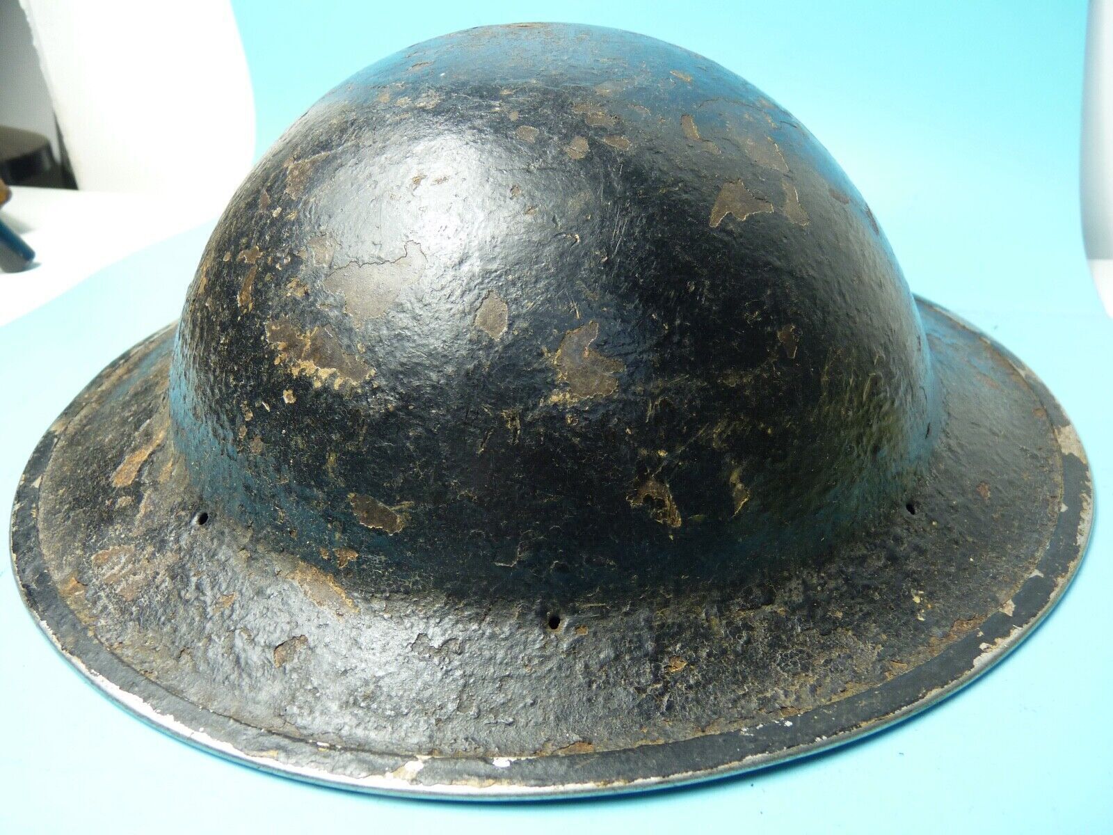 Original WW2 South African Army Mk2 Brodie Helmet - British Style Combat Helmet - The Militaria Shop