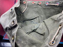 Load image into Gallery viewer, Original WW2 British Army Officer's Large Canvas Washing Bowl - The Militaria Shop