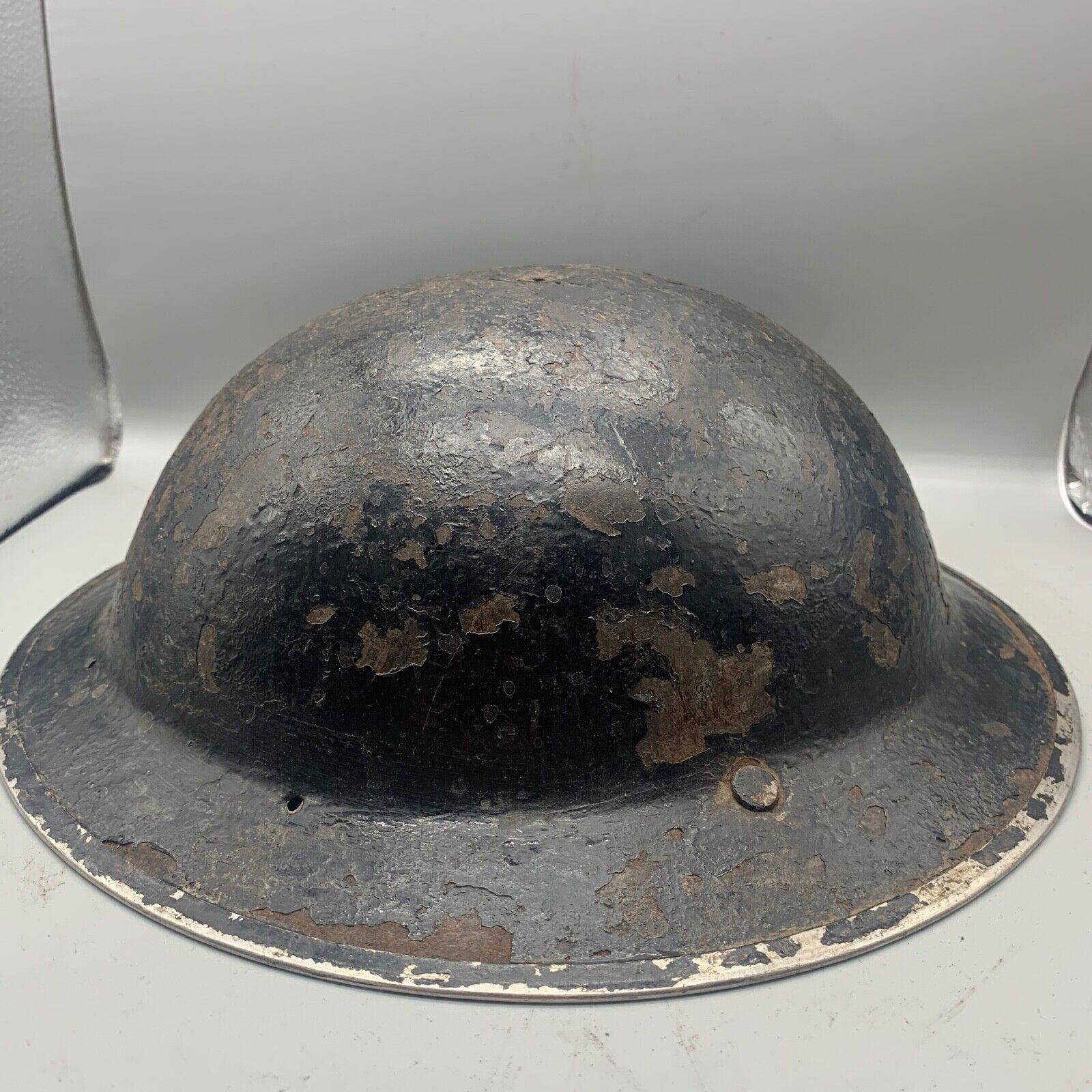 Original WW2 South African Army Mk2 Brodie Helmet - British Style Combat Helmet - The Militaria Shop