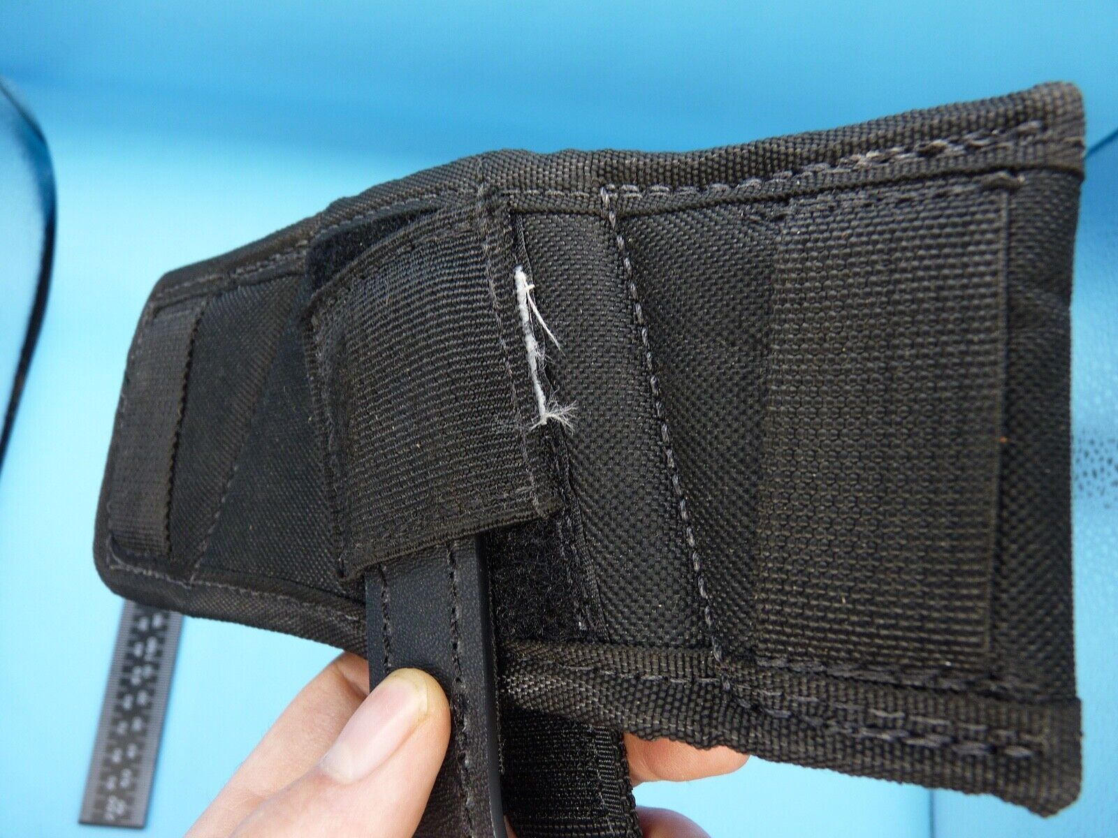 Black Canvass Tactical Belt Mounted Pistol Holster - Front Line Holsters - The Militaria Shop
