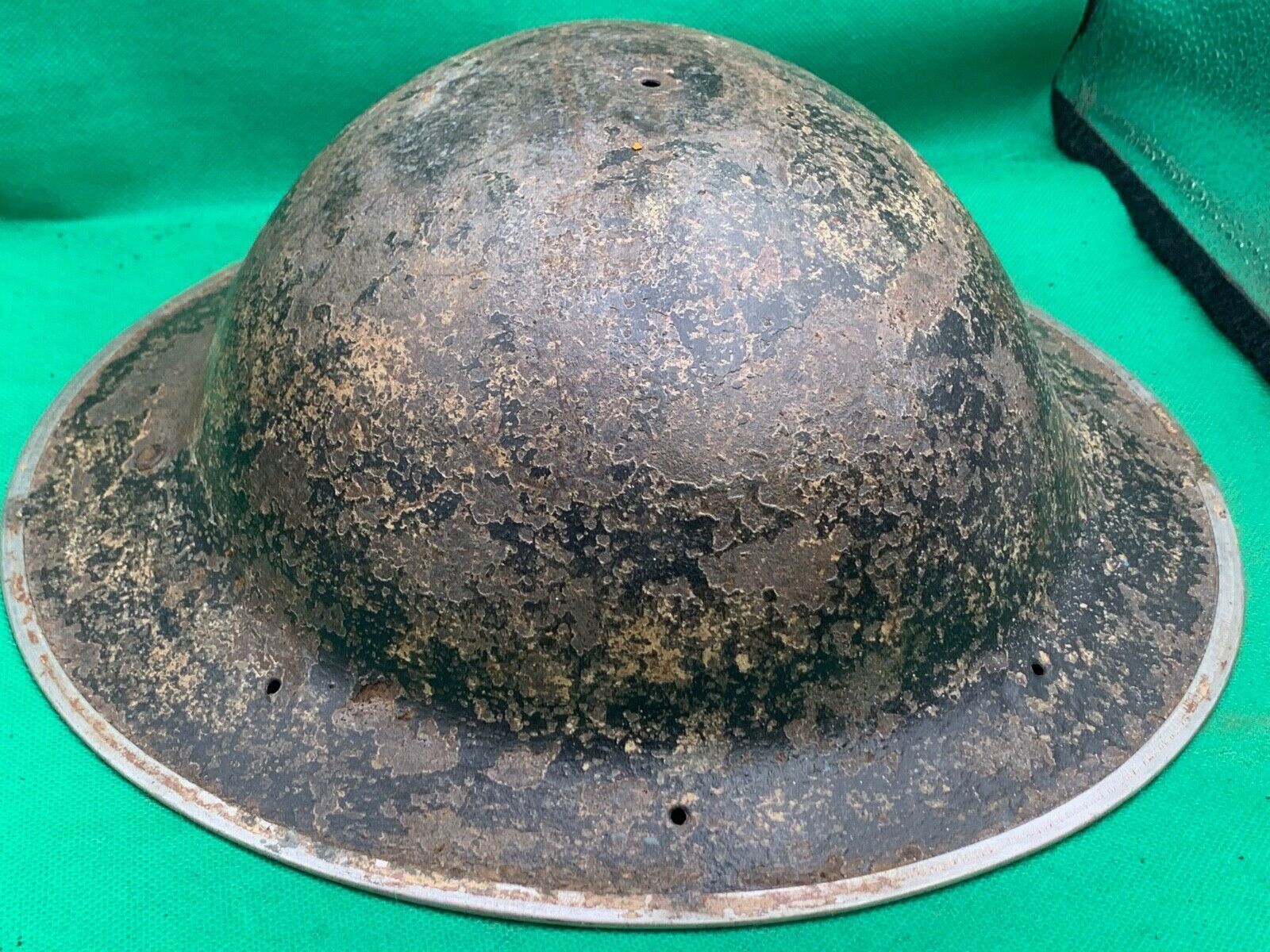 British Army Mk2 Brodie Helmet - Original WW2 - South African Manufactured - The Militaria Shop