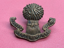 Lade das Bild in den Galerie-Viewer, Original WW1 British Army Lothian and Berwickshire Imperial Yeomanry Cap Badge - The Militaria Shop