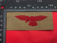 Load image into Gallery viewer, Genuine WW2 British RAF Tropical Eagle Uniform Shoulder Badge - Unused - The Militaria Shop