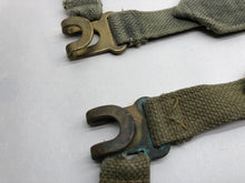 Load image into Gallery viewer, Original WW2 British Army 37 Pattern L Straps - The Militaria Shop