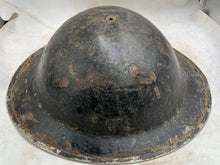 Load image into Gallery viewer, Original WW2 Combat Helmet - British / South African Army Mk2 Brodie Helmet - The Militaria Shop