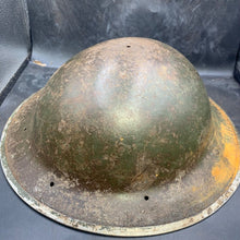 Load image into Gallery viewer, Original WW2 British Army Mk2 Combat Helmet Shell - South African Manufactured - The Militaria Shop