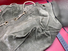 Load image into Gallery viewer, Original WW2 British Army Officer's Large Canvas Washing Bowl - The Militaria Shop