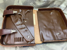 Load image into Gallery viewer, Interesting Post WW2 German Army Leatherette Map Case with Shoulder Strap - The Militaria Shop