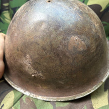 Load image into Gallery viewer, Original WW2 British / Canadian Army Mk3 Turtle Helmet - The Militaria Shop