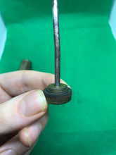 Load image into Gallery viewer, Original WW1 / WW2 British Army SMLE Lee Enfield Rifle Brass Oil Bottle - The Militaria Shop