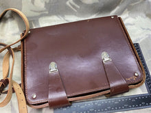 Load image into Gallery viewer, Interesting Post WW2 German Army Leatherette Map Case with Shoulder Strap - The Militaria Shop