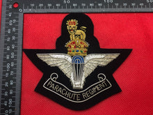 Load image into Gallery viewer, British Army Bullion Embroidered Blazer Badge - Parachute Regiment - The Militaria Shop