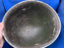 Load image into Gallery viewer, Original WW2 British Army / Canadian Army Mk3 Turtle Combat Helmet - FD - The Militaria Shop