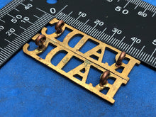 Charger l'image dans la galerie, Original WW2 British Army Royal Army Dental Corps RADC Brass Shoulder Title - The Militaria Shop