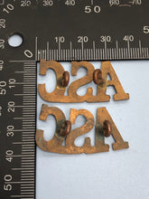 Load image into Gallery viewer, Original WW1 British Army Service Corps (A.S.C.) Shoulder Titles - The Militaria Shop