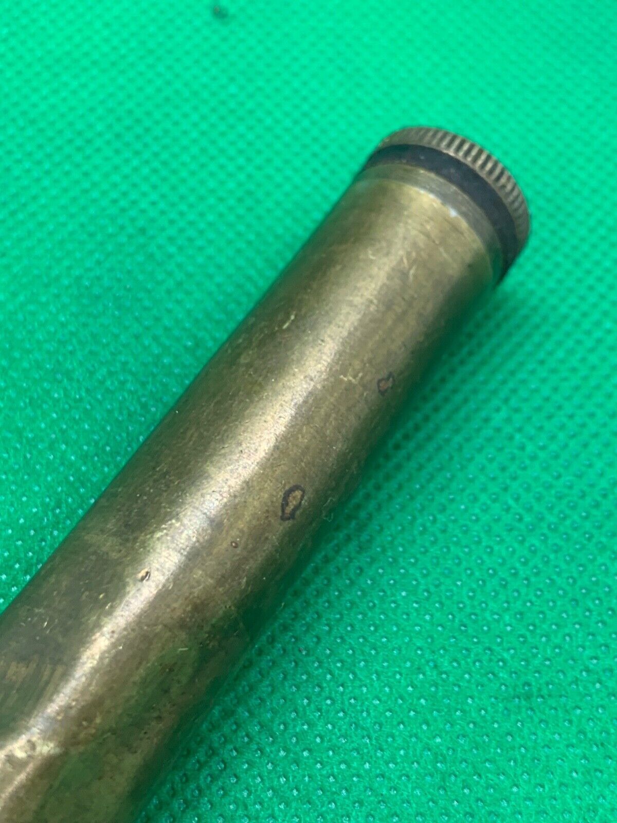 Original WW1 / WW2 British Army SMLE Lee Enfield Rifle Brass Oil Bottle - The Militaria Shop