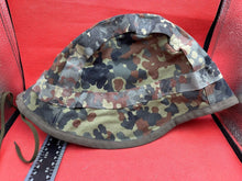 Load image into Gallery viewer, Original Unissued Tarnmuster German Army Camouflaged Helmet Cover - The Militaria Shop