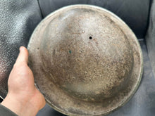Lade das Bild in den Galerie-Viewer, Original WW2 British Army Mk2 Combat Helmet Shell - South African Production - The Militaria Shop
