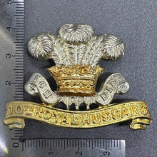 Load image into Gallery viewer, 10th Royal Hussars - British Army Cap Badge - The Militaria Shop