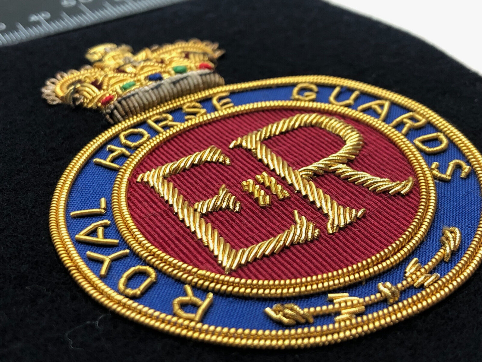 British Army Bullion Embroidered Blazer Badge - Royal Horse Guards - The Militaria Shop