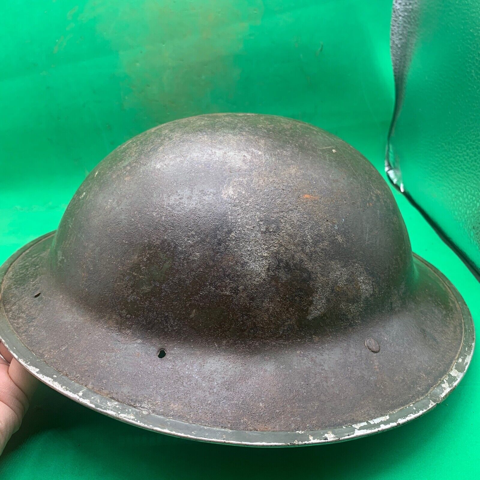 Original WW2 South African Army Mk2 Brodie Helmet - British Style Combat Helmet - The Militaria Shop