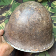 Load image into Gallery viewer, Original WW2 British / Canadian Army Mk3 Turtle Helmet - The Militaria Shop