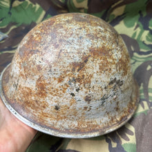 Load image into Gallery viewer, Original WW2 British / Canadian Army Mk3 Turtle Helmet & Liner - The Militaria Shop
