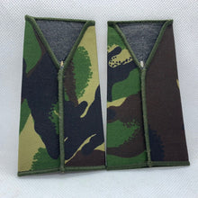 Charger l'image dans la galerie, CCF DPM Camo Rank Slides / Epaulette Pair Genuine British Army - NEW - The Militaria Shop