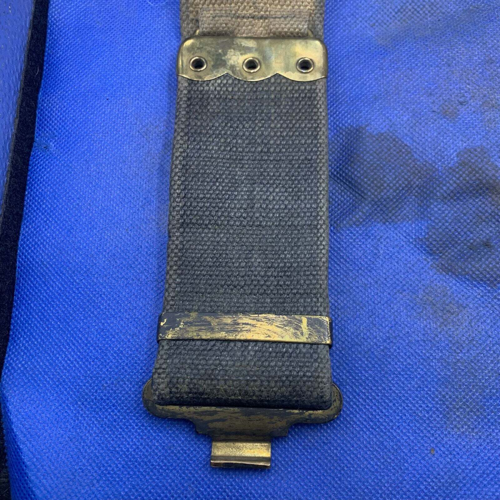 WW2 British Army / RAF 37 Pattern Combat Belt - Used Original - 40" Waist - The Militaria Shop