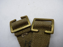 Load image into Gallery viewer, Original WW2 1943 Dated British Army 37 Pattern Water Bottle Carrier Harness - The Militaria Shop
